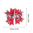 thumbnail image 3 of Clearance! Christmas Gifts Moocorvic Hair Clips Independence Day Hair Barrettes Patriotic Party Claw Clips Hair Accessories For Women Bow Hairpin USA Stars Hair Clips Hair Jaw Clamp Head, 3 of 5
