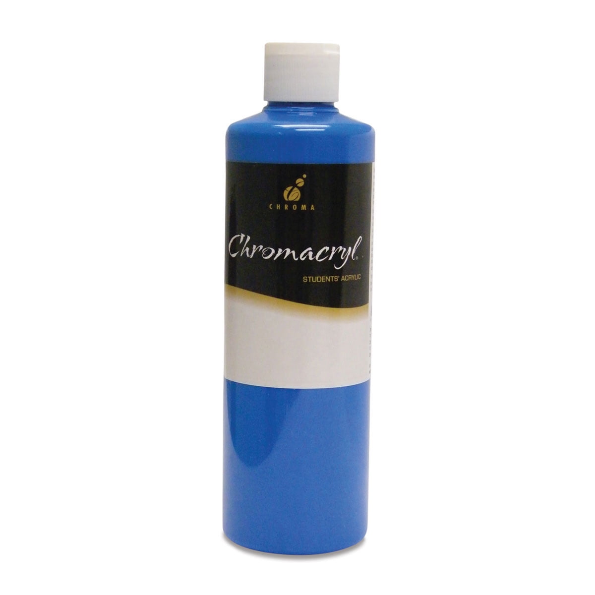Chromacryl Students' Acrylic Paint Pint Neon Blue
