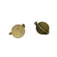 thumbnail image 5 of 50pc que Alloy Pin Brooch Settings Base 20mm Round Brooch Pin Back Mixed, 5 of 7