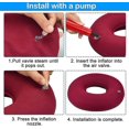 thumbnail image 4 of LLC Coussin d'Anneau Gonflable Orthopédique Serti de 2 Coussins d'Assise, 4 of 5