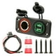 thumbnail image 1 of USB Dual de carga rápida 12V encendedor marino adaptador para camión de motocicleta de 12V/24V, luces LED Sunnimix Panel de zócalo USB de coche, 1 of 8