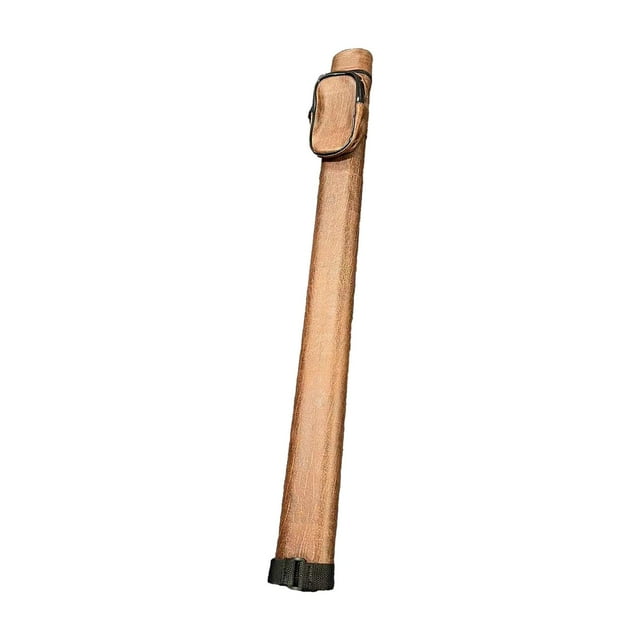 DYNWAVECA Billiard Pool Cue Carrying Case Adjustable Shoulder Strap Lightweight Pool Cue Storage Pouch for Outdoor Travel Billiard Rod Yellow brown