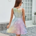 thumbnail image 6 of Mermaid Scales Colorful Dress Fashion Beach Long Dresses Female Party Printed Sundress, 6 of 7