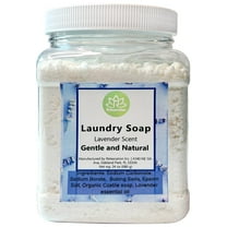 Laundry Soap Lavender - Eco friendly Laundry Detergent Safe for sensitive Skin - For kids and environment - Handmade in USA