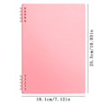 thumbnail image 3 of Wide Ruled Spiral Notebook,10 x7.1 Inch Peach Pink Coil Bound Notebooks,Sturdy Hardcover B5 Lined Spiral Journal,Durable Memo Books for Work Journaling,Note Writing,Daily Office Supplies, 3 of 4