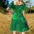 thumbnail image 4 of Emerald Peacock Sleeveless Dress sexy short dresses daring Long veiled dresses, 4 of 7