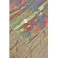 thumbnail image 3 of Saluda Abstract Watercolor Print Rug, Moss Green/Red, 8ft x 11ft Area Rug, 3 of 3