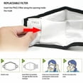 thumbnail image 2 of Adulto Divertido Cosplay Pañuelo Reutilizable Máscara Transpirable Halloween Damas Hombres Y Mujeres Adecuado Boca Sling A Prueba De Polvo Props-b// kaili Sencillez, 2 of 2