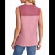 thumbnail image 2 of Camiseta Sin Mangas Informal de Verano con Cuello Redondo y Bloques de Color Rosa para Mujer S, 2 of 8
