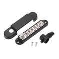thumbnail image 1 of Power Distribution Bus Bar Black Nickel Plated Brass Low Resistance Good Conductivity Power Distribution Terminal Block, 1 of 1
