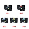 thumbnail image 2 of Replacement For Brother P-Touch Laminated Label Maker Tape Tag Printer Ribbon 6mm 8m PET Waterproof Workhe, 2 of 7