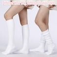 thumbnail image 6 of Women's Fuzzy Long Socks Fluffy Winter Plush Leg Warmers Winter Warm Knee Socks Thermal Socks, 6 of 7