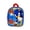 Blue/Red, variant on Sonic The Hedgehog Mini Toddler Backpack 11" Top Speed Tails Knuckle Blue