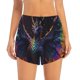 thumbnail image 2 of Balery Rainbow Wings Majestic Dragon Pantalones cortos deportivos para mujer con forro y dos bolsillos, elásticos, para entrenamiento, gimnasio, yoga-Large, 2 of 7