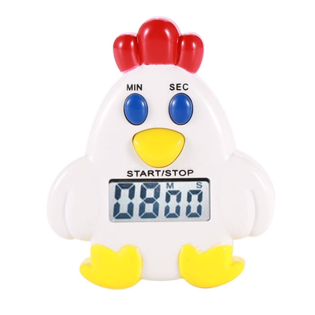Mignonne Bande Dessinée Électronique LCD Numérique Compte à Rebours Cuisine Cuisine & Cuisson Aide Poulet