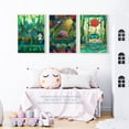 thumbnail image 2 of Pack of 3 Kids Bedroom Jungle Adventure Amazon Rain Forest Animals Colourful Unframed Wall Art Living Room Prints Set, 2 of 5
