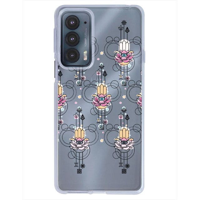 Funda para Motorola Moto EDGE 20 con diseño de Mano de Fatima Patron InstaCase Serie Mano de Fatima Antigolpes