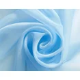 thumbnail image 4 of Gorgeous Home Linen Faux Silk Sheer Grommet Curtain Panels 108" x 63" Ruby Light Blue., 4 of 5