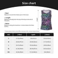 thumbnail image 4 of Sigee Rainbow Animal Skin for Women's Workout Tank Top,Running Tank Tops,Sleeveless Gym ClothesMedium, 4 of 8