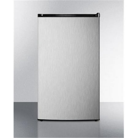 Summit FF433ESSSADA 3.6 cu. ft. Compact Auto Defrost Refrigerator-Freezer In ADA Height  Energy Star - Stainless Steel