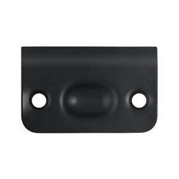 Deltana SPB349U19 Strike Plate for Ball Catch and Roller Catch; Black Finish
