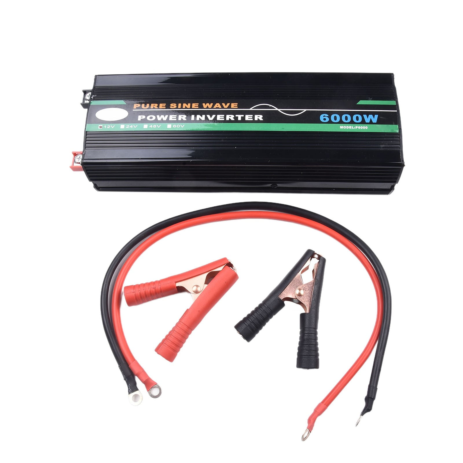 Pure Sine Wave Inverter 12V To 220V 6000W DC To AC Voltage Converter 12 220 Mini-car Power Supply Accessories