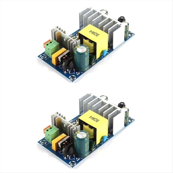 2 Módulos de Fuente de Alimentación Conmutada de 24 V, 4 A-6 A CA-CC, de Alta Potencia, con Protección Sobrecorriente y Cortocircuito.