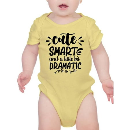 

Cute Smart And Dramatic Bodysuit Infant -Smartprints Designs Newborn