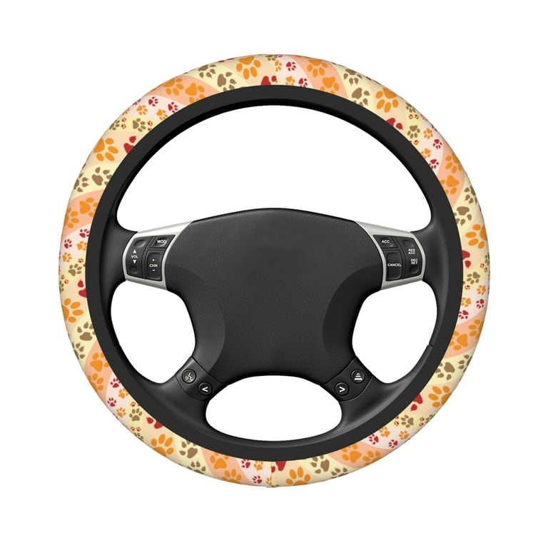 Dog steering wheel cover sales