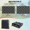 thumbnail image 2 of Alfombra de exterior Favoyard, 152 x 244 cm, impermeable y reversible, 2 of 6