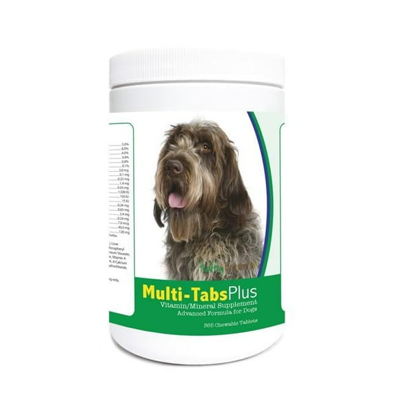 Healthy Breeds 840235122289 Wirehaired Pointing Griffon Multi-Tabs Plus Chewable Tablets - 365 Count