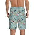 thumbnail image 3 of Naloa Animal Dog Men's Short Pajama Pants, Lounge Comfort Shorts with Elasticized Waistband and Side Pockets - 3X-Large, 3 of 9
