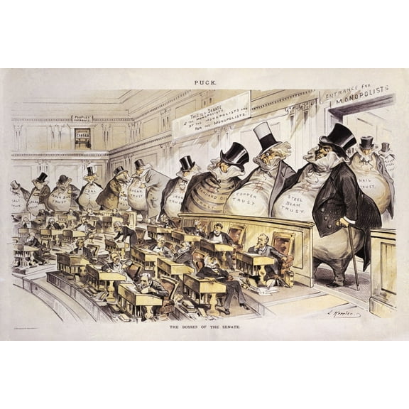 Print: The Bosses Of The Senate, 1889