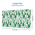 thumbnail image 3 of Kdxio Cactus Plants Print Large Gaming Mouse Pad,Non-Slip Base,Water Resist Keyboard Pad for Gamer,Office & Home,29.5 x 15.8 in, 3 of 9