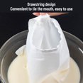 thumbnail image 5 of LAIQIEN Fine Mesh Nylon Filter Bag Reusable Soy Milk Almond Gauze Bags Nut Yogurt Strainer Pouch for Home Kitchen Tea Juice, 5 of 10