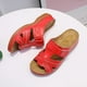 thumbnail image 5 of Sandalias Mujer Punta Abierta Vintage Wdftyju Antideslizante Rojo 36, 5 of 6