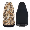 thumbnail image 6 of XYZCANDO 2 Pack Car Seat Covers for Interior Car Front Seat Covers Elastic Fit Washable, Truck Van SUV Car Front Seat Cover Set, Desert Camo, 6 of 10