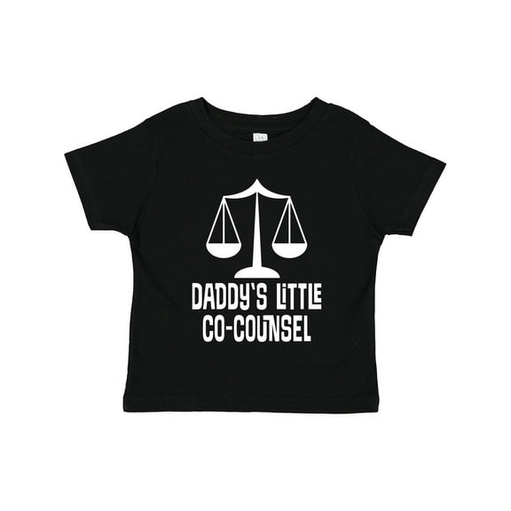 Inktastic Lawyer Daddys Little Co Counsel Boys or Girls Toddler T-Shirt