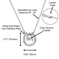 thumbnail image 4 of To My Soulmate For Wife or Girlfriend Lucky Horseshoe Pendant Necklace, 4 of 10