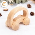 thumbnail image 1 of Fiudx Liquidación de ofertas flash Hagamos juguetes de madera para coches Sonajero de madera Coches de juguete Coche de juguete ecológico de madera, 1 of 2