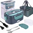thumbnail image 1 of Electric Lunch Box Heater, 3-in-1 Portable Microwave for Car & Home, 60W, 12V/24V/110V, Leak-proof, 1.5L Stainless Steel_SPECIAL GIFTS Great Gift, 1 of 2