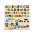 thumbnail image 4 of Rompecabezas Alfabeto Ruso Juego Tablero Madera Palabras Didáctico Niños Desarrollo Reconocimiento Figuras Material Madera Adecuado para Actividades, 4 of 9