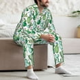 thumbnail image 7 of Uemuo Cactus Plants1 Pattern 2-Piece Loungewear Set - Men’s Soft Sleepwear, Cozy Winter PJs, Comfy Sleep Set-XX-Large, 7 of 7