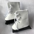 thumbnail image 4 of Zapatos De 1 Par De Patines Blancos Para Ruedas Negras De 18 Pulgadas. - Ruedas Blanco Sunnimix Zapatos de muñecas, 4 of 6