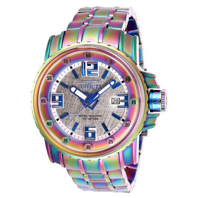 Invicta 26030 Hommes Plongeur Professionnel Automatique Cadran à 3 Aiguilles Watch&44; Argent