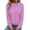 Purple, variant on Fantaslook Fall Sweatshirts for Women Crewneck Long Sleeve Shirts Casual Tunic Tops Lightweight Pullover Sweatshirts