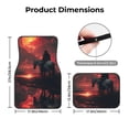 thumbnail image 5 of Yiaed Lone Rider Under Red Sky Print Carpet Floor Mats for Cars, Auto Accessories Front & Rear Car Floor Mats Car Floor Foot Mat Sets of 4 Pieces, 5 of 7