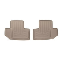WeatherTech Custom Fit FloorLiners compatible with Jeep Wrangler JK 2-Door, Wrangler 2-Door - 2nd Row (2-Piece Liner), Tan