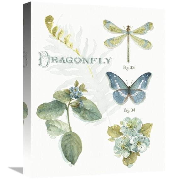 Global Gallery's 'My Greenhouse Botanical II' By Lisa Audit Stretched Canvas Wall Art