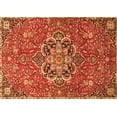 thumbnail image 1 of Ahgly Company Indoor Rectangle Medallion Orange Traditional Area Rugs, 7' x 10', 1 of 1